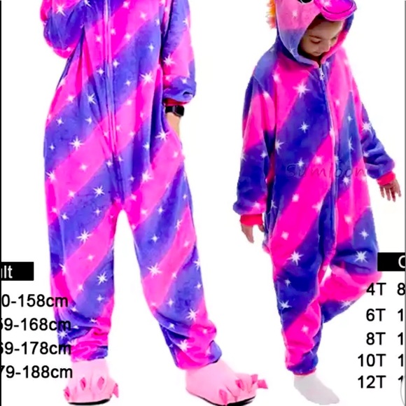NWT 🌈 Unicorn Onesie w/ Zip Butt - Picture 2 of 2